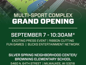 You're Invited: Multi-Sport Complex Grand Opening