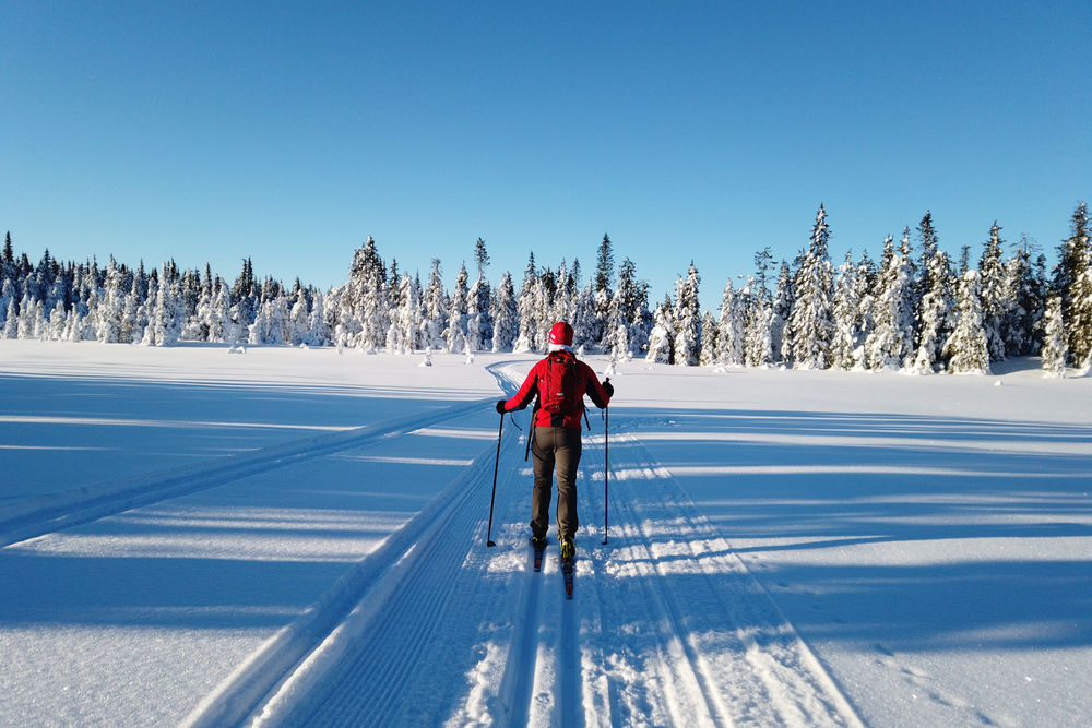 Å gå på ski Crosscountry ski in Norway