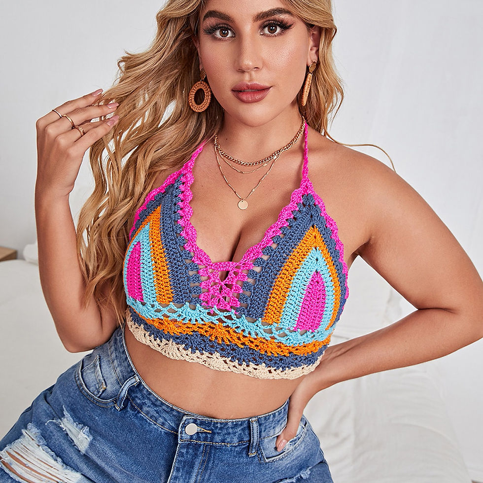Thumbnail: Rainbow Goddess 2-piece bikini collection