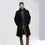 Thumbnail: Mens Vintage Single Breasted Long Coat