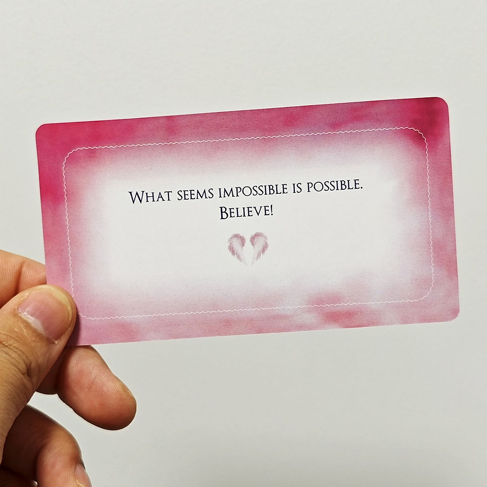 Thumbnail: Angel Wishes 40 Affirmation cards 10.5*6cm