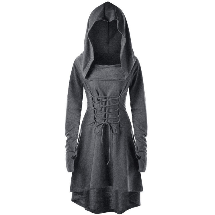 Thumbnail: Medieval Women Archer Costume Hooded