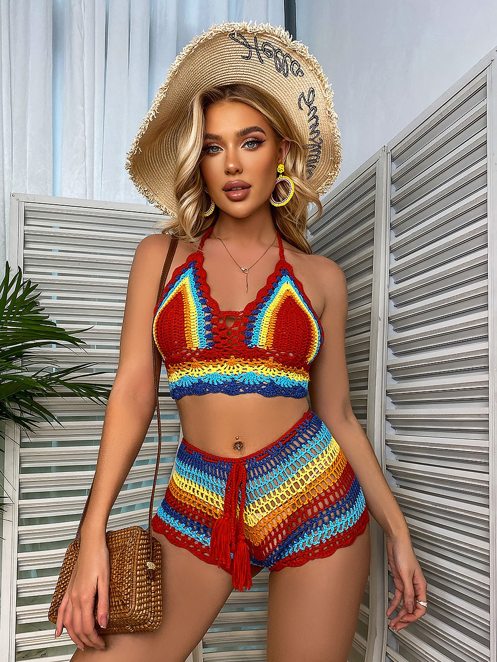 Thumbnail: Rainbow Goddess 2-piece bikini collection