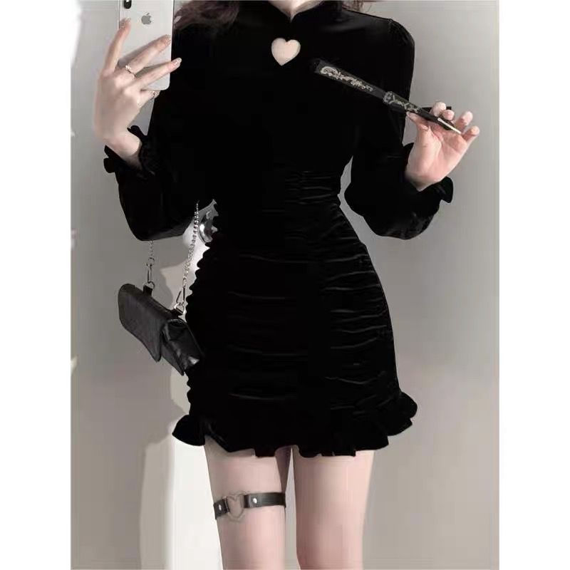 Thumbnail: Velvet Mini Dress
