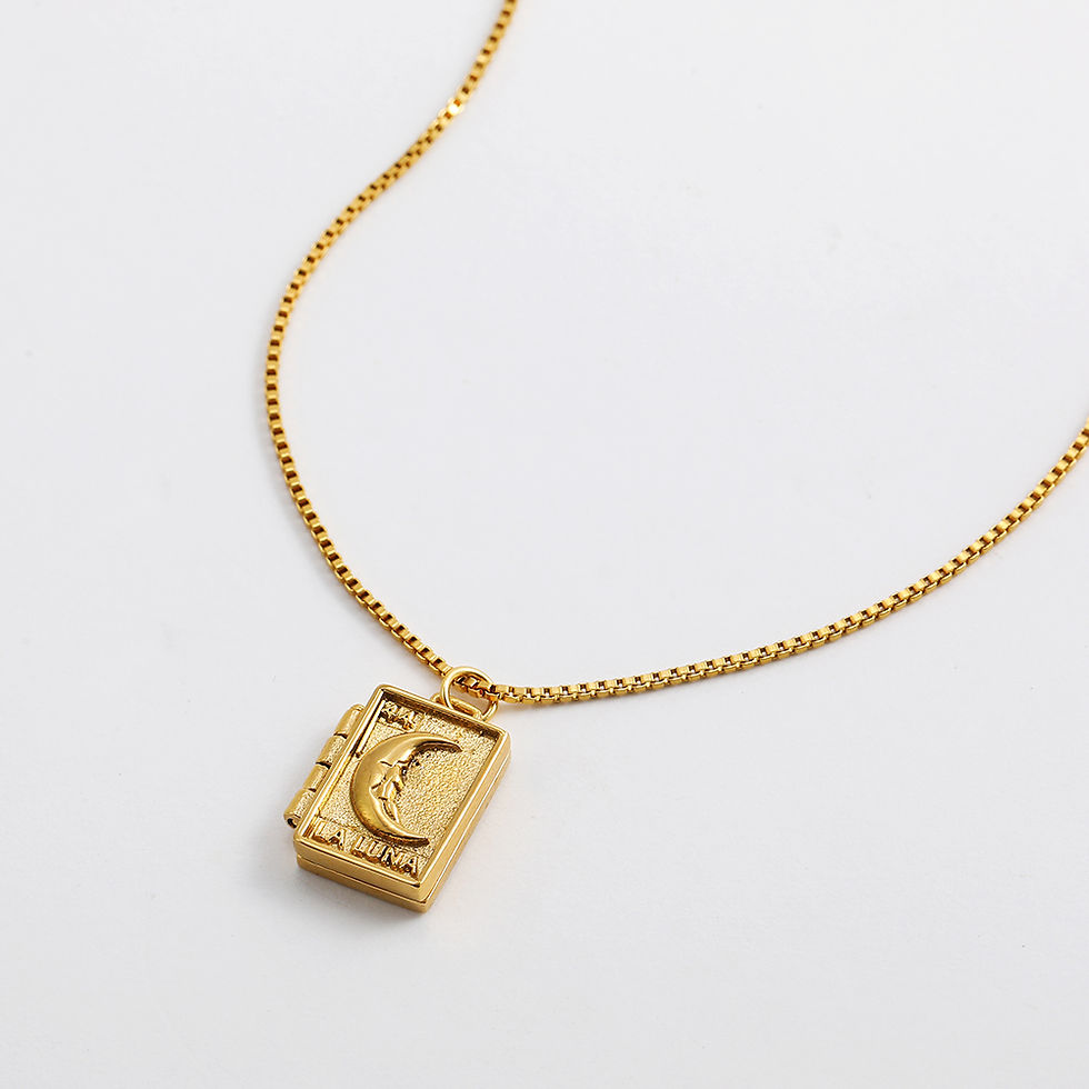 Thumbnail: Twin flame Luna love Photo Locket 