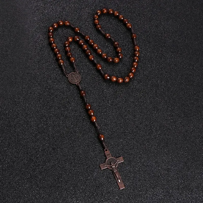 Thumbnail: Wooden Beads 8mm Rosary