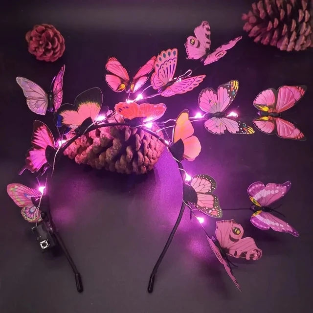 Thumbnail: LED Light up Butterfly Crown