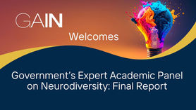 GAIN Welcomes Government Report Calling for Greater Support for Neurodivergent People at Work