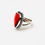 Thumbnail: Red Spiny Oyster Shell Statement Ring 