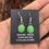 Thumbnail: Green Fire Opal Dangle Earrings 
