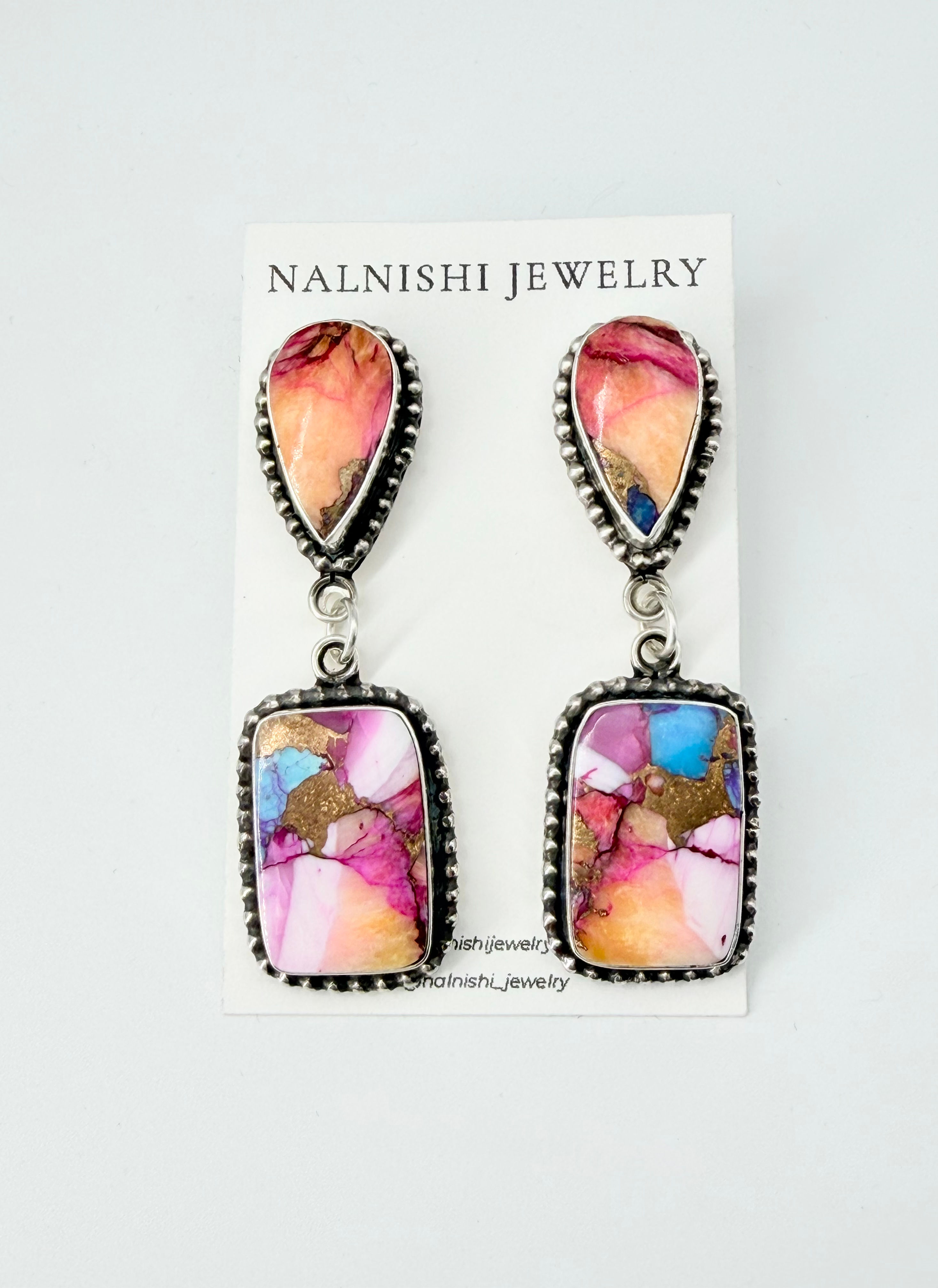 Pink Dahlia Earrings