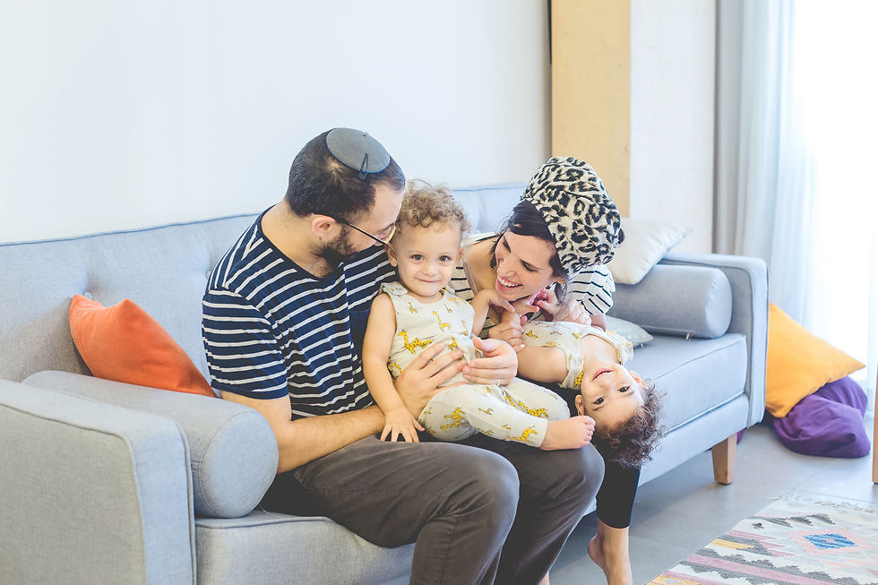 צילומי משפחה בבית