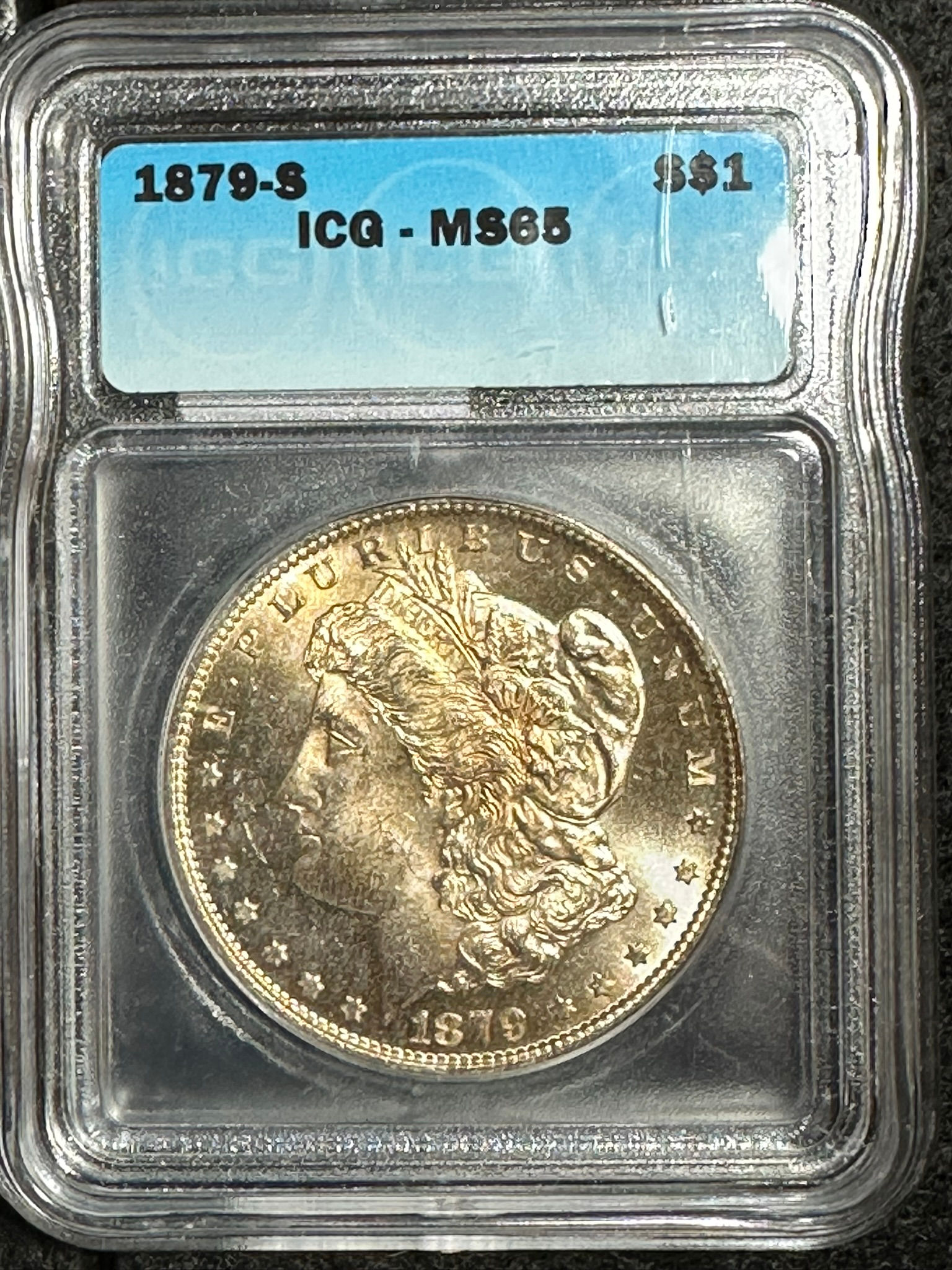 1879-S MS-65 ICG