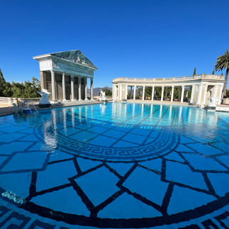 Silver at The Hearst Castle in California