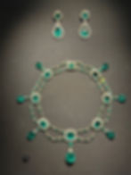 Gold Necklace and earrings