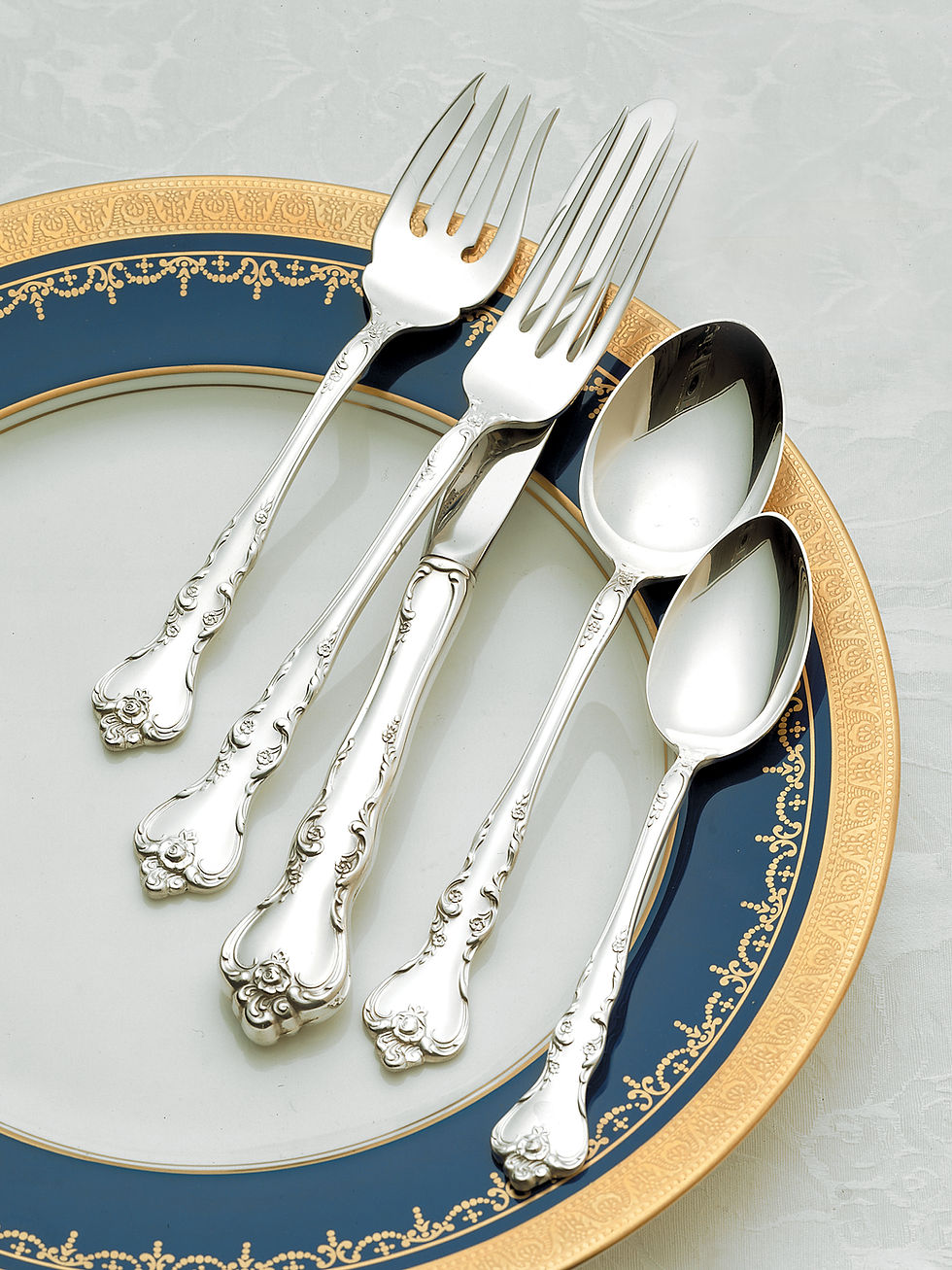 Reed & Barton Sterling Silver Flatware and Hollowware Identification Guide - Savannah Pattern
