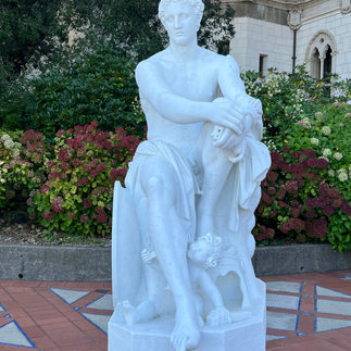 Silver at The Hearst Castle in California