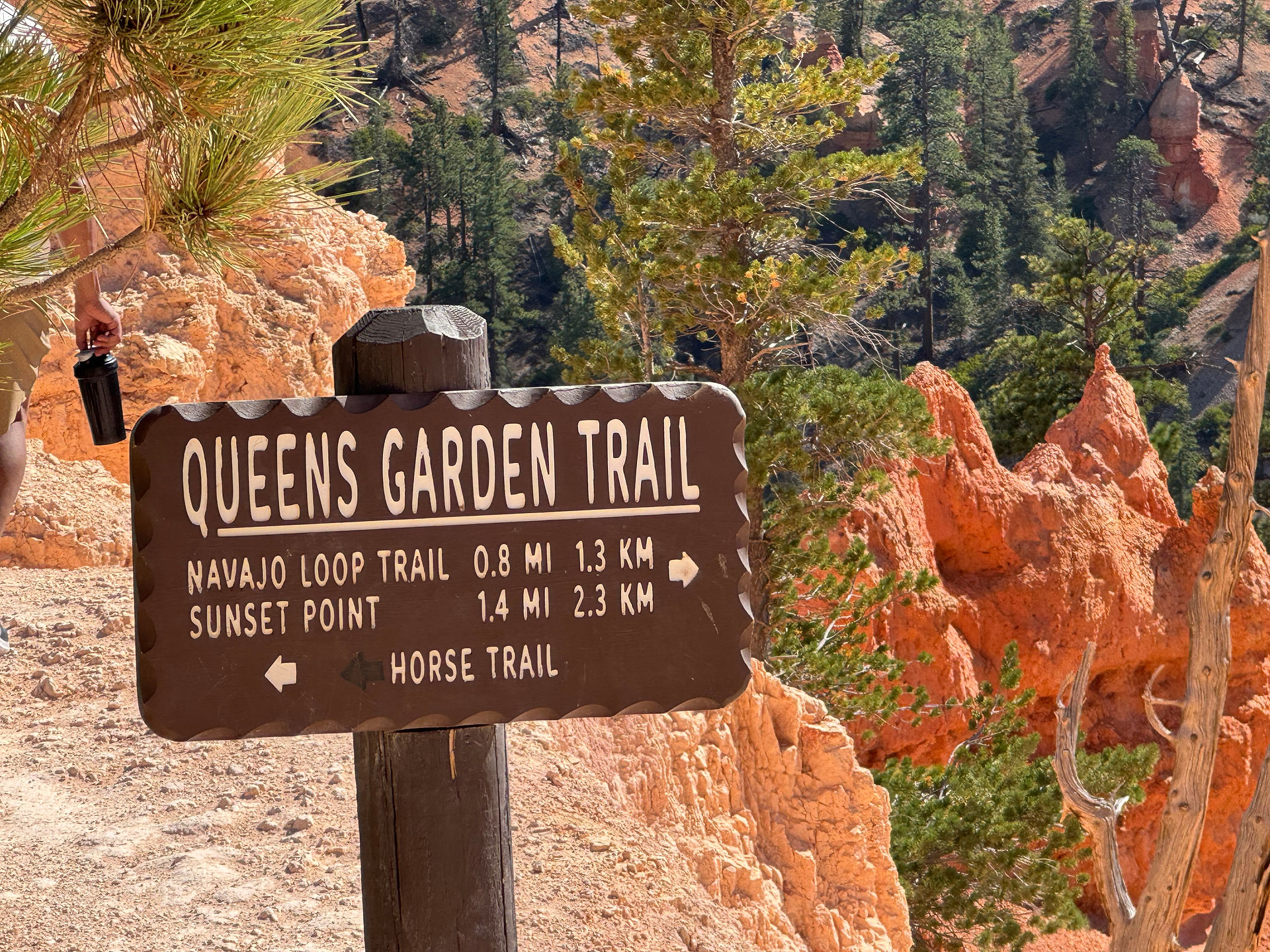 Navajo Loop to Queen's Graden Trails  in Bryce Canyon Park