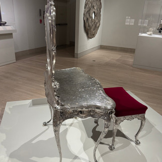 Martelé  Silver Dressing Table and Stool