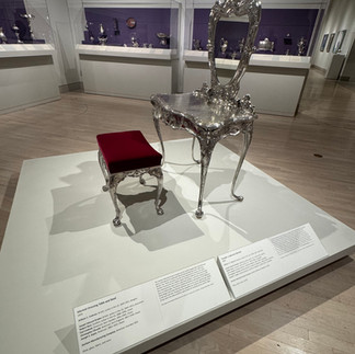 Martelé  Silver Dressing Table and Stool