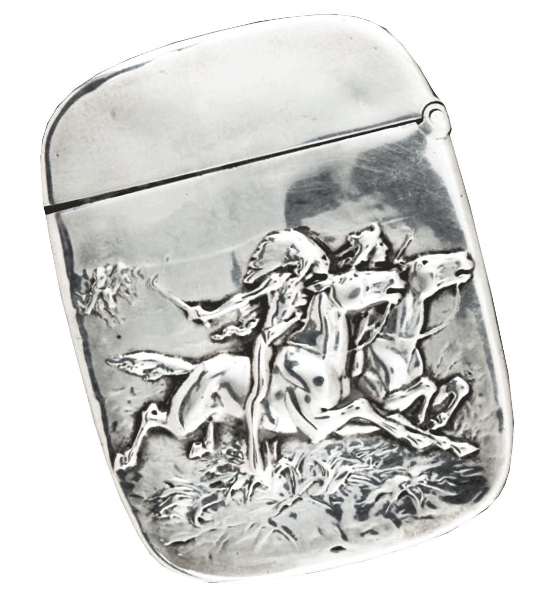 sterling silver match cases made by Whiting