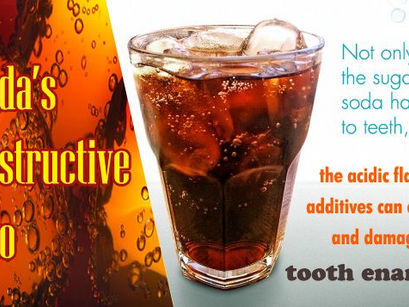 ALL sodas can cause tooth decay!