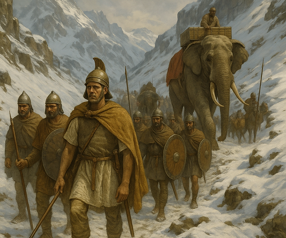 Hannibal's march across the Alps