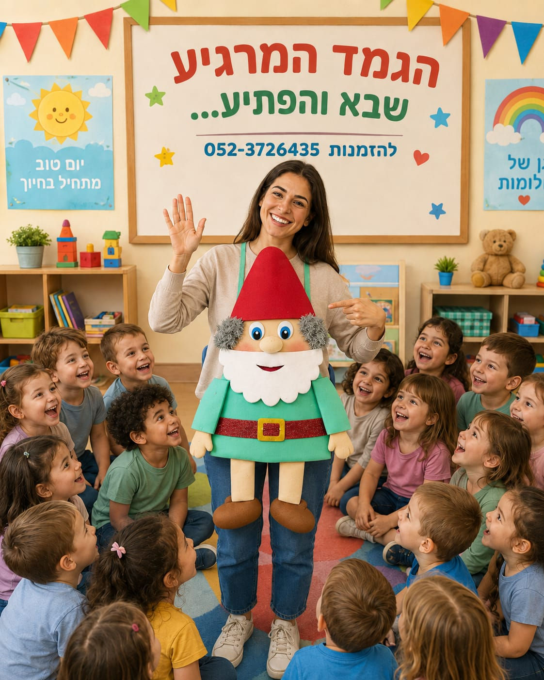 הגמד המרגיע הנה הופיע