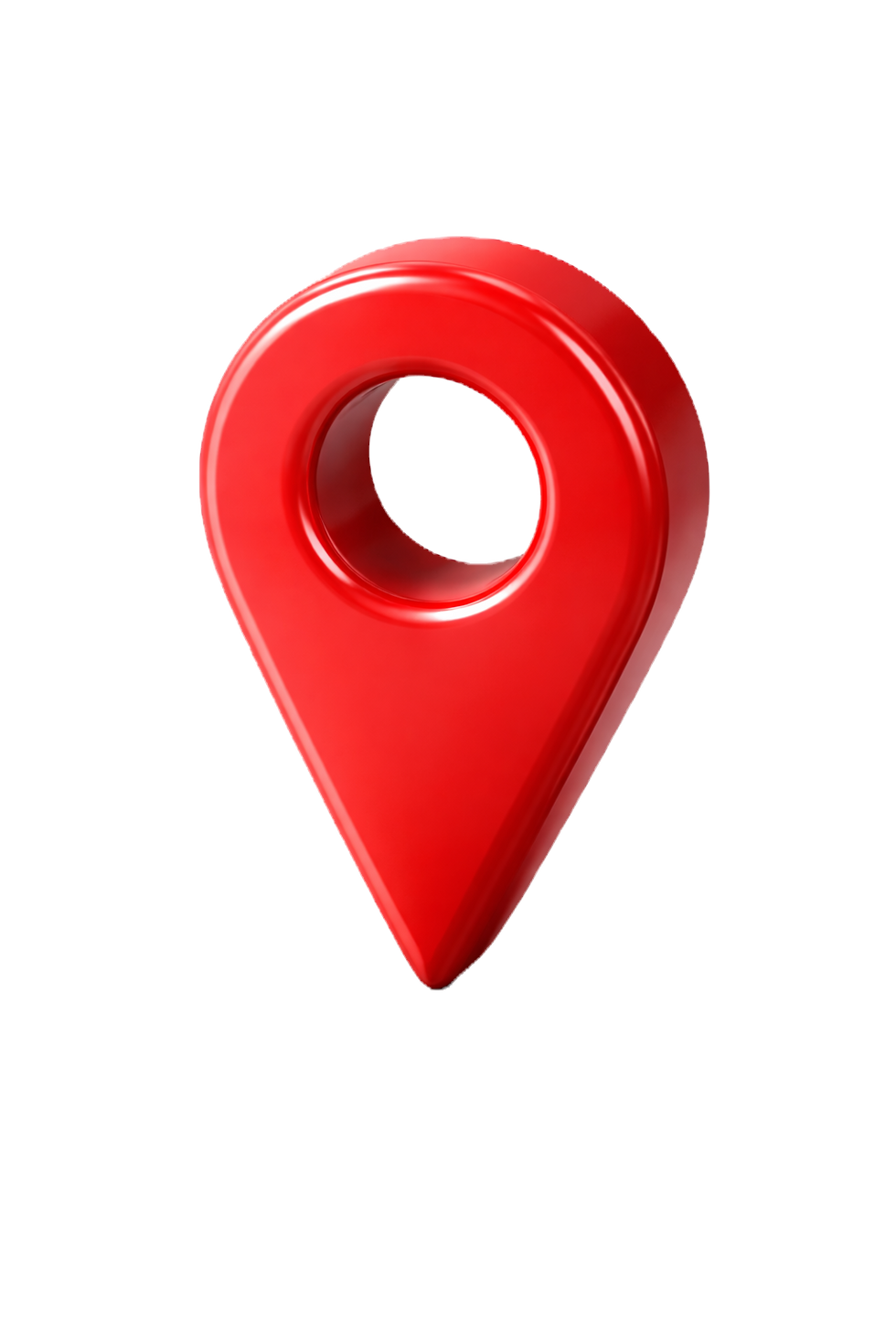Vibrant red location pin 3D render.png