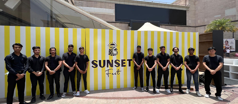 connect crew event manpower at sunset fest