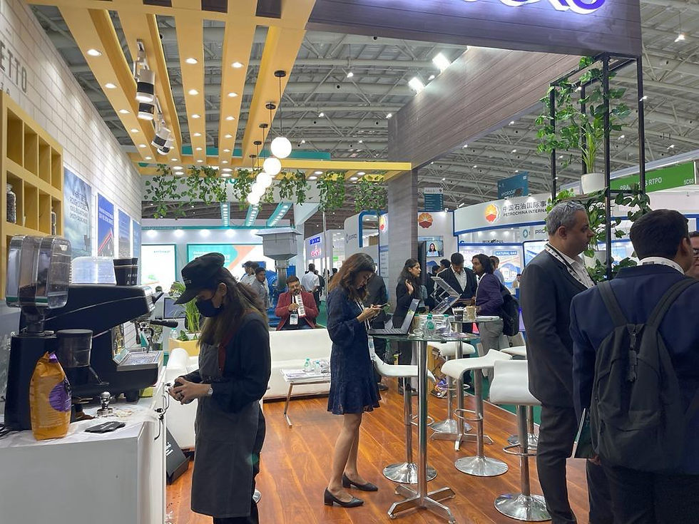Connect Crew events managing Sodexo corporate stall from A to Z at India Energy Week