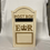 Thumbnail: White & Gold Postbox