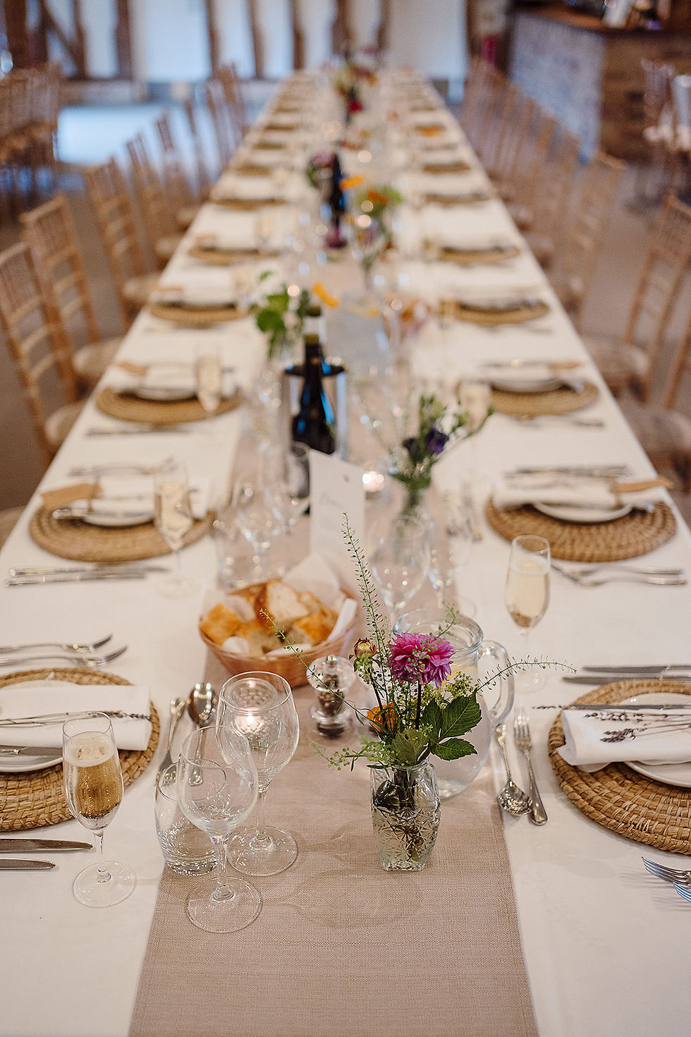 Thumbnail: Neutral Cotton Table Runner