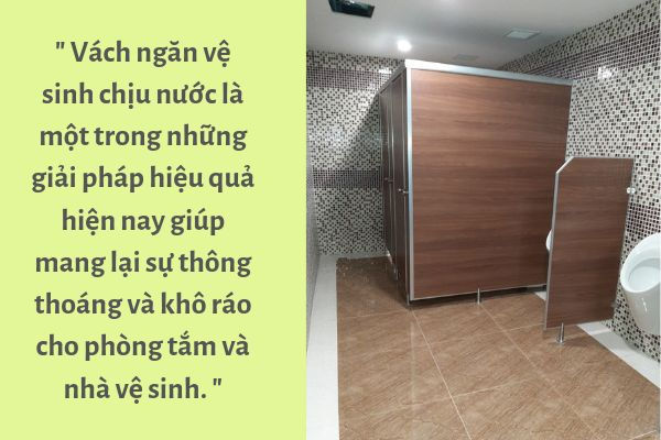 vách ngăn vệ sinh compact loại bỏ thấm nước nhà vệ sinh