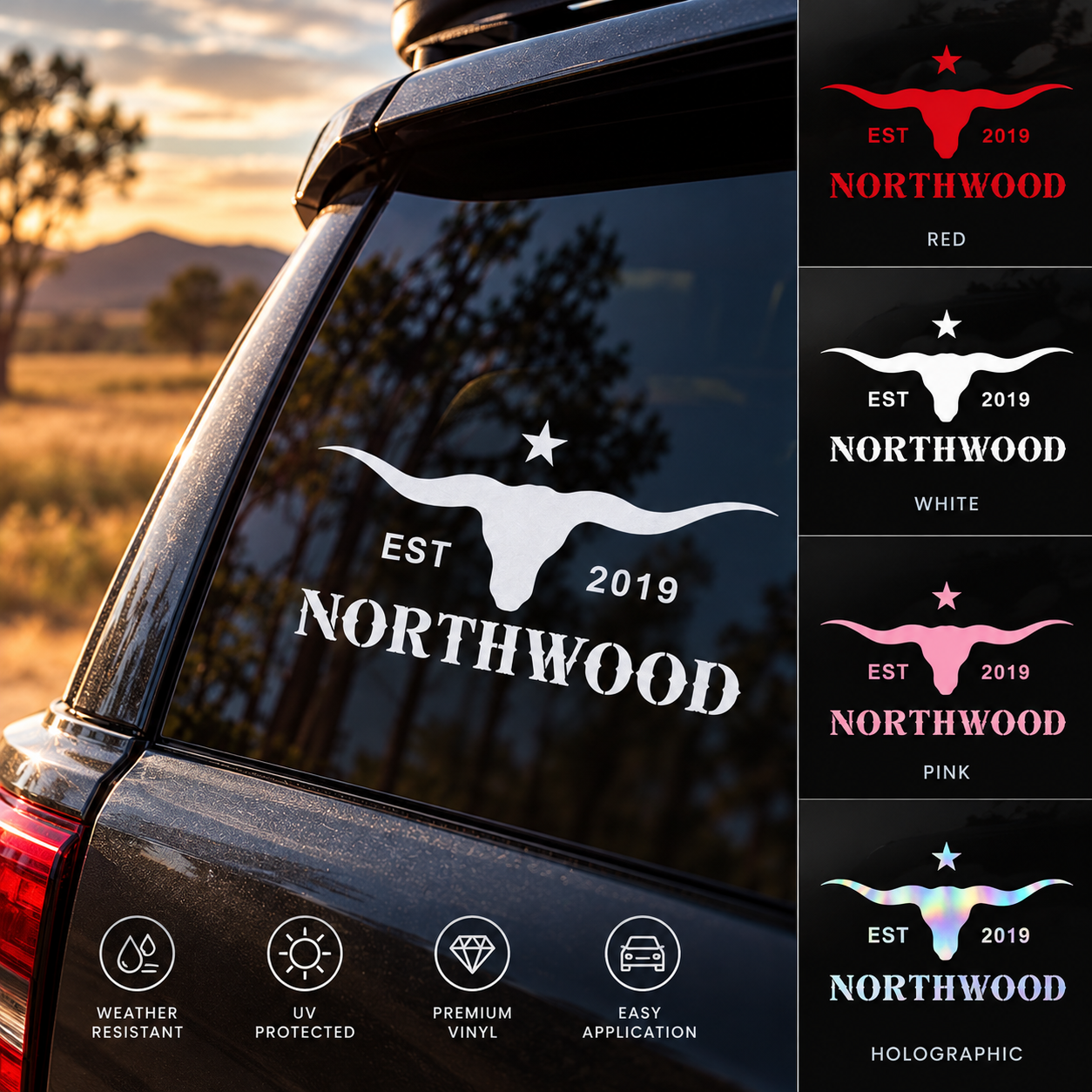 Northwood Car Decal