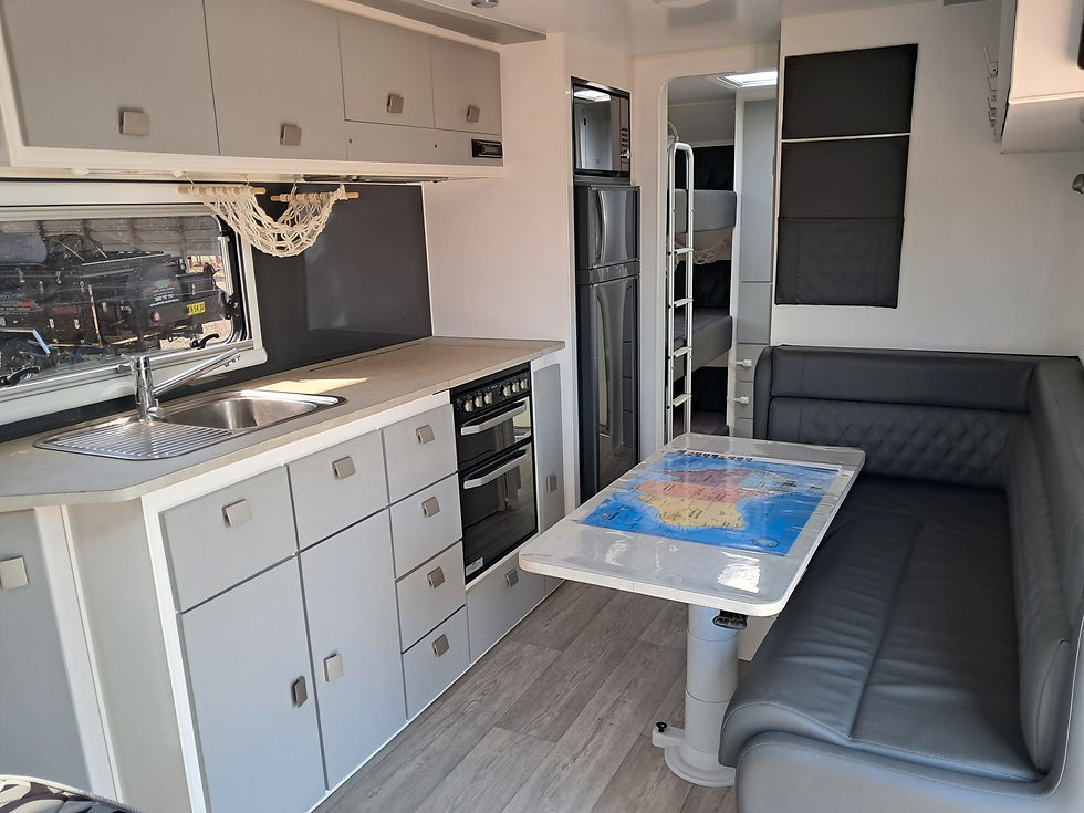 Thumbnail: USED STOCK - ESSENTIAL CARAVANS OUTLANDER TRIPLE BUNK CARAVAN
