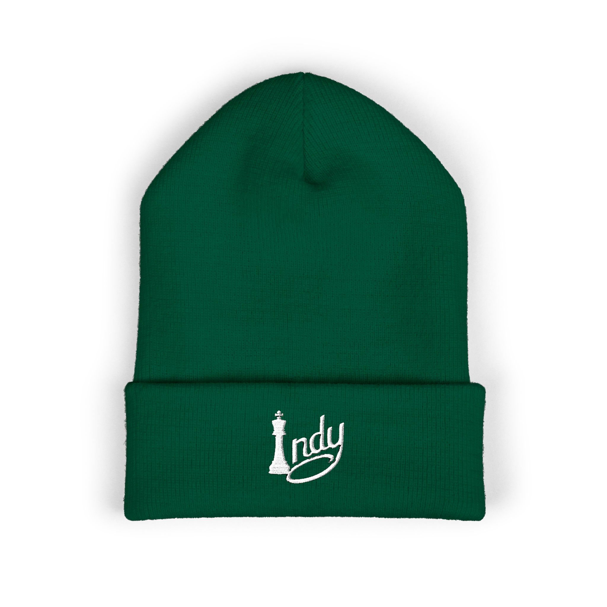 "INDY" Knit Beanie (8 colors, embroidery)