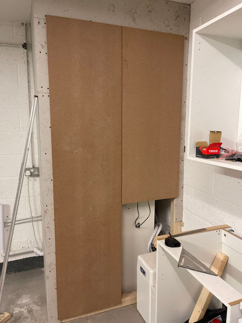 custom built cupboard