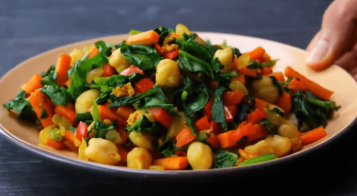 Chickpea and vegetables