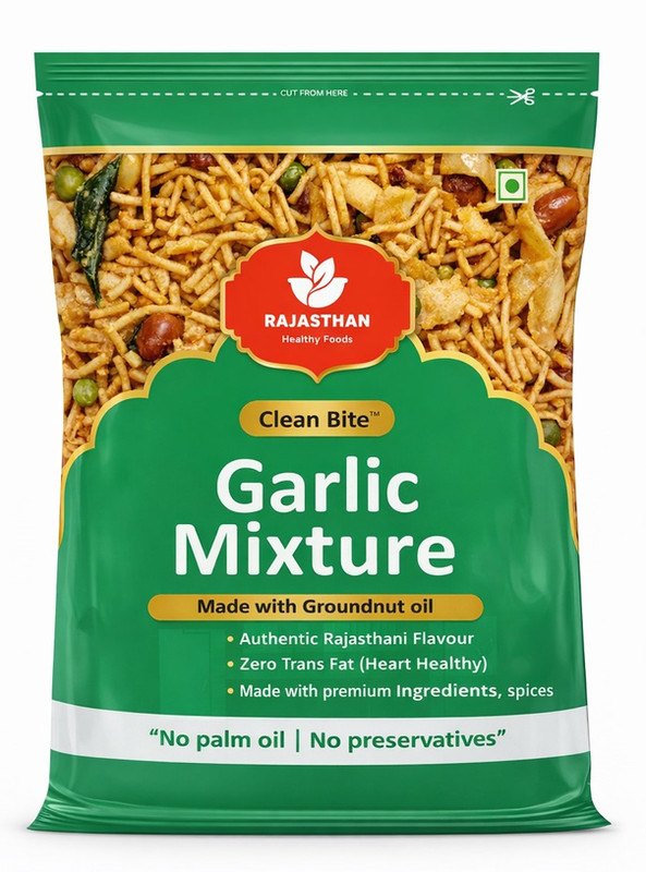 Garlic Mixture Namkeen 400g by Rajasthan Healthy Food