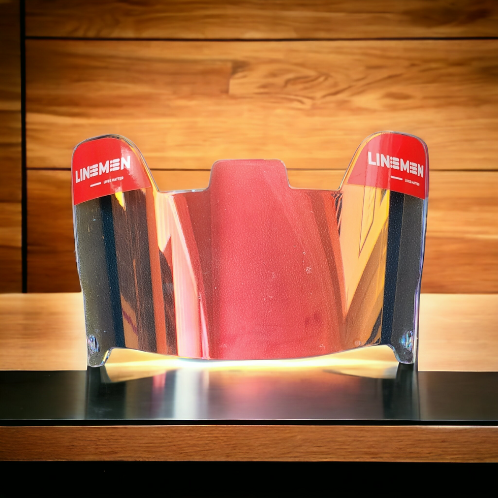 Clear Red Visor