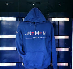 Blue LLM Hoodie
