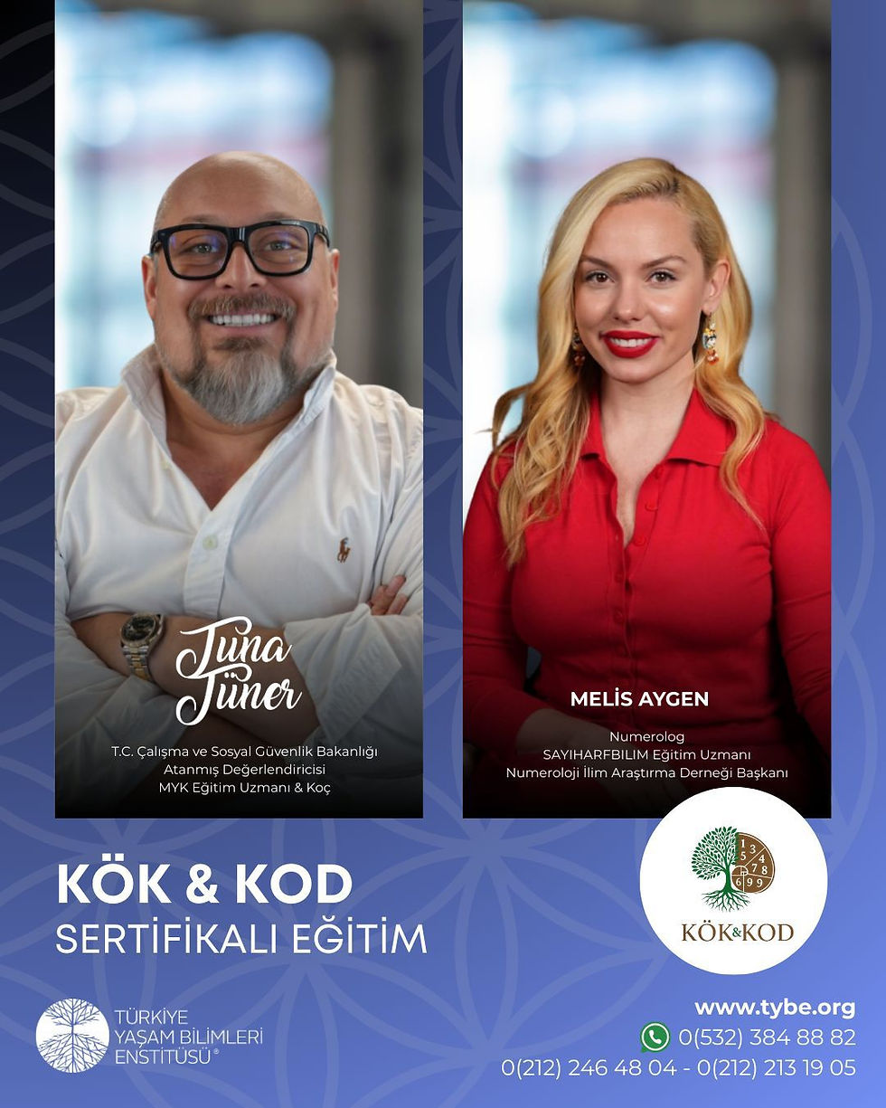  KÖK (Aile dizimi) & KOD (Sayı ve Harfler ilmi *Numeroloji) Eğitimi 