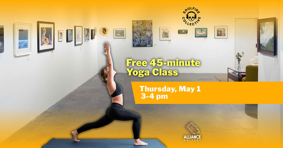 Fusing Art & Soul: A Community Yoga and Meditation Session at Alliance Gallery