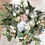 Thumbnail: Silk Rose & astilbe round Bridal Bouquet Wedding Flowers | dusky pink & Ivory