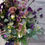 Thumbnail: Artificial | Silk scottish purple, blush flower bridal bouquet with roses