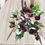 Thumbnail: Scottish bridal bouquet with roses pheasant feather,  blue, red, Ivory blush