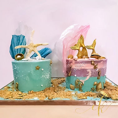 Under the sea mermaid cakes A.jpg