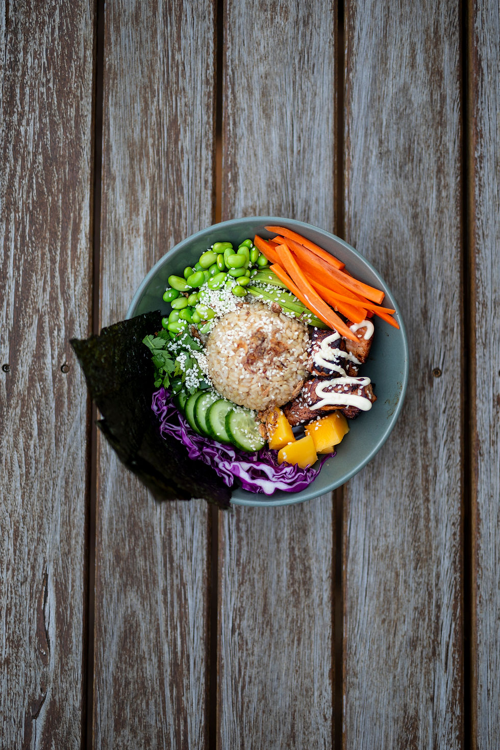 Honey Soy Poke Bowl