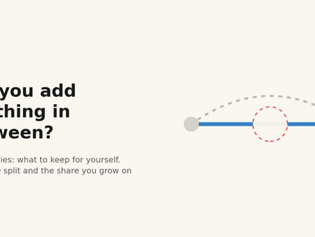 Between the input and the output, did you add anything?